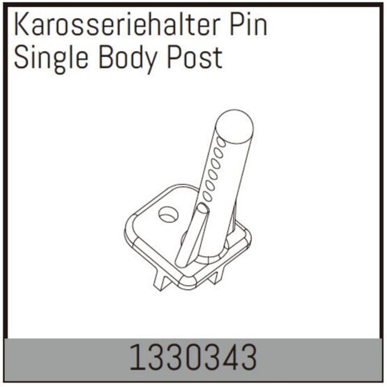 Karosseriehalter Pin