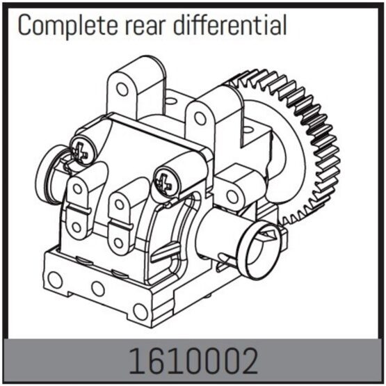 Complete rear differential