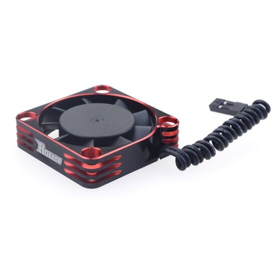 Aluminium cooling fans 40x40mm 16000rpm 5.8-8.5V Black & Red