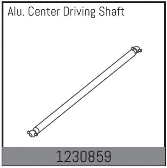 Aluminium-Mittelantriebswelle