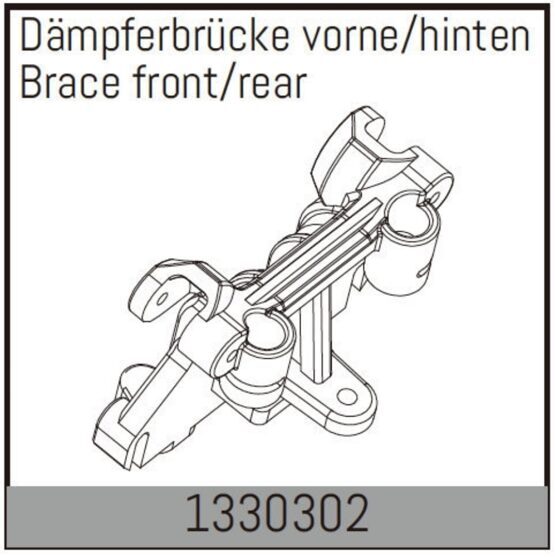 Dämpferbrücke vorne/hinten