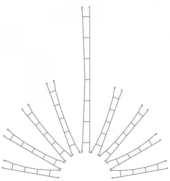 H0 Fahrdraht 140 mm, 5 Stück