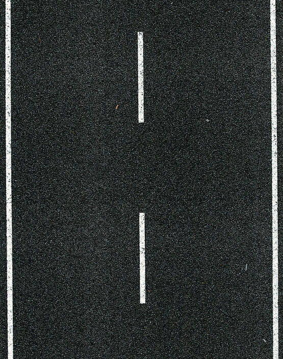 Fahrbahndecke Asphalt H0, zweispurig 100x8 cm